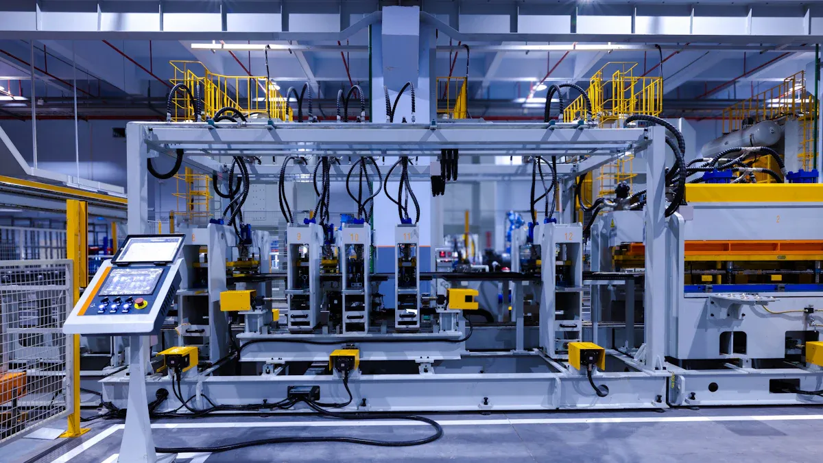 Advanced Automation and Efficiency with SPC Floor Tiles Machine Everplast