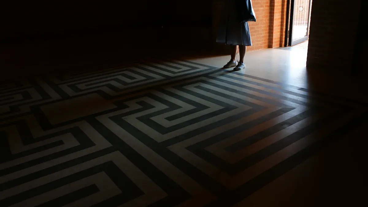 Beautiful Black Oak Flooring for Fabulous Chevron Patterns