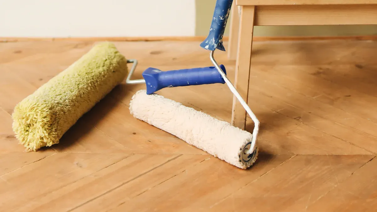 Step 3: The First Step in Coating Floor Polyurethane