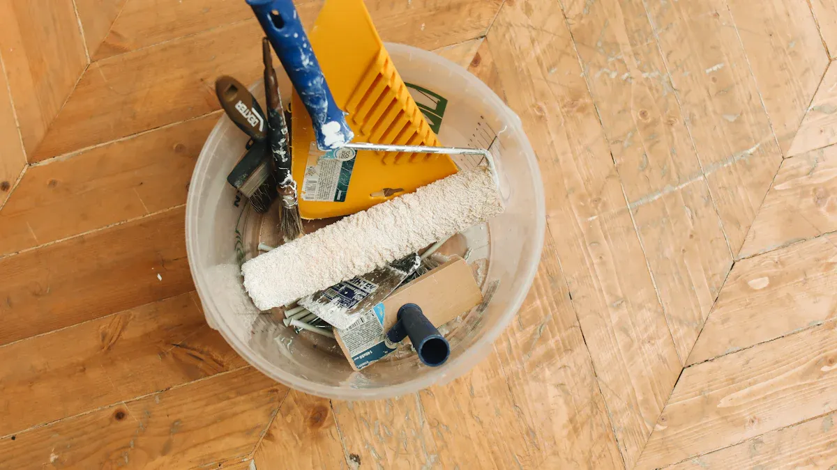 Simple Tricks for a Smooth Glue Down Vinyl Plank Floor Installation